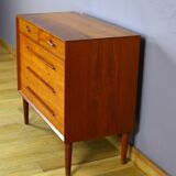 Commode en Teck de Ejvin Johansson Édition Gern Mobelfabrik 1960