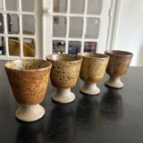 tea or coffee service in stoneware by Charles Gaudry