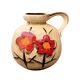 Vase Scheurich 484-21 - West Germany - décor floral