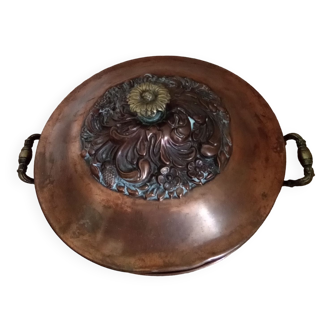 Old copper tureen