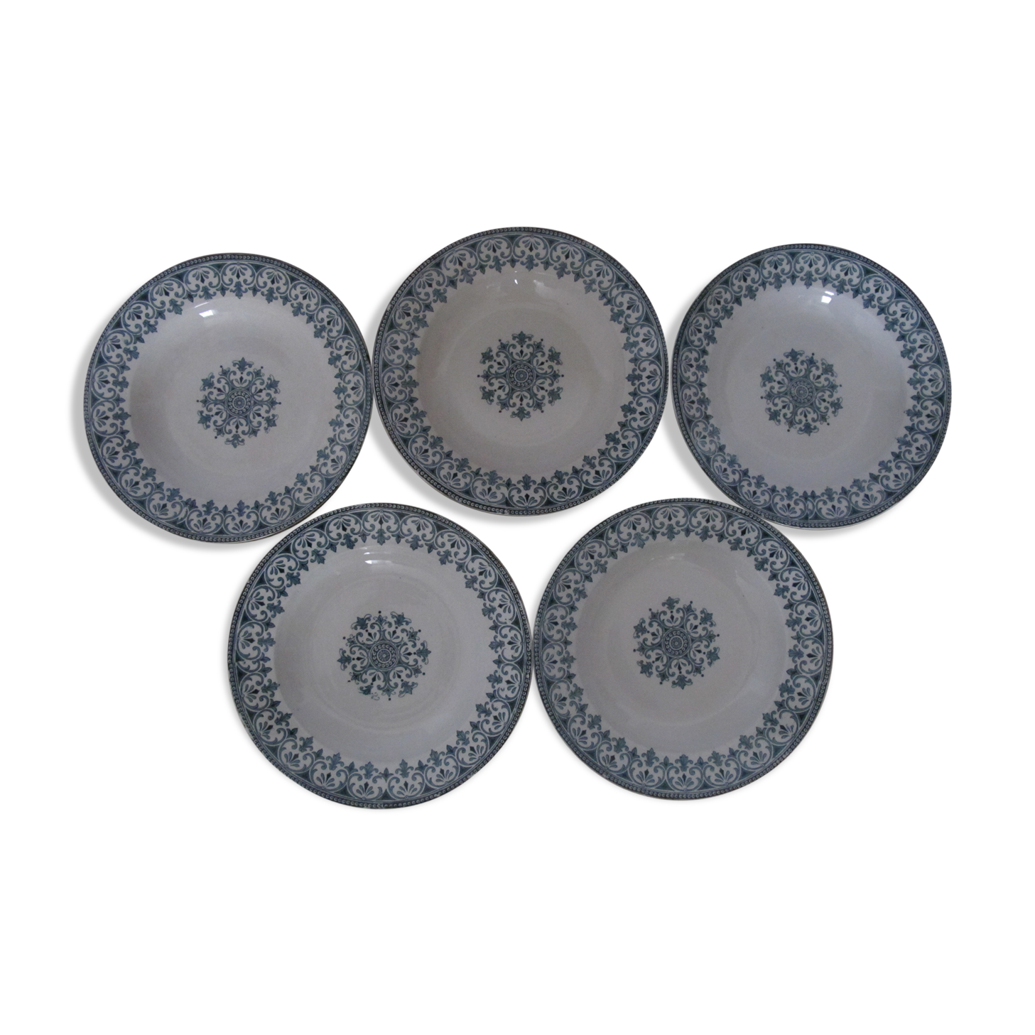 5 hollow plates in iron earth of Badonviller