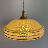 Pendant light with Clichy glass shade