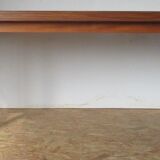 70's chrome teak table