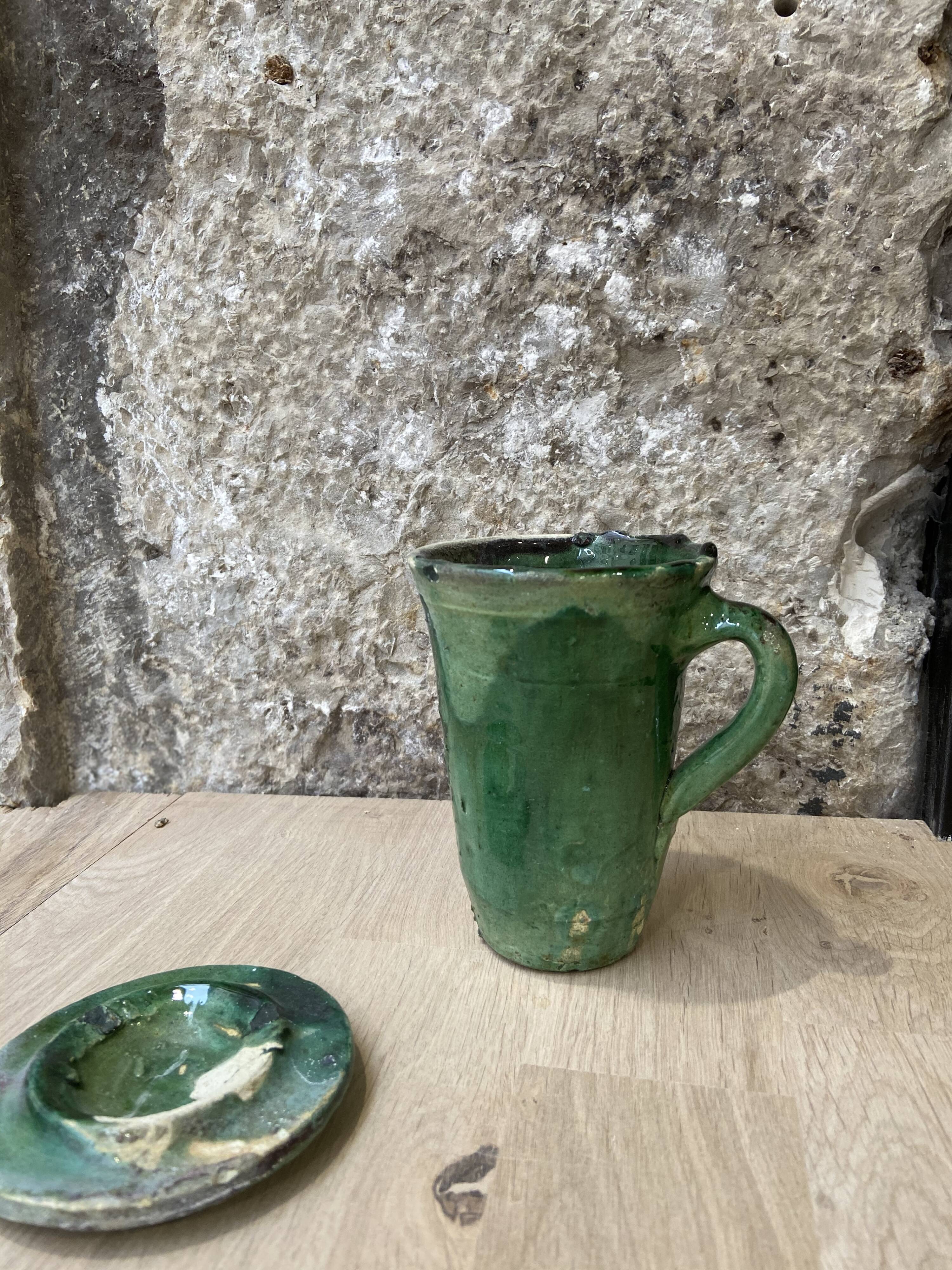 Handmade Tamegroute Mug/ tisanière