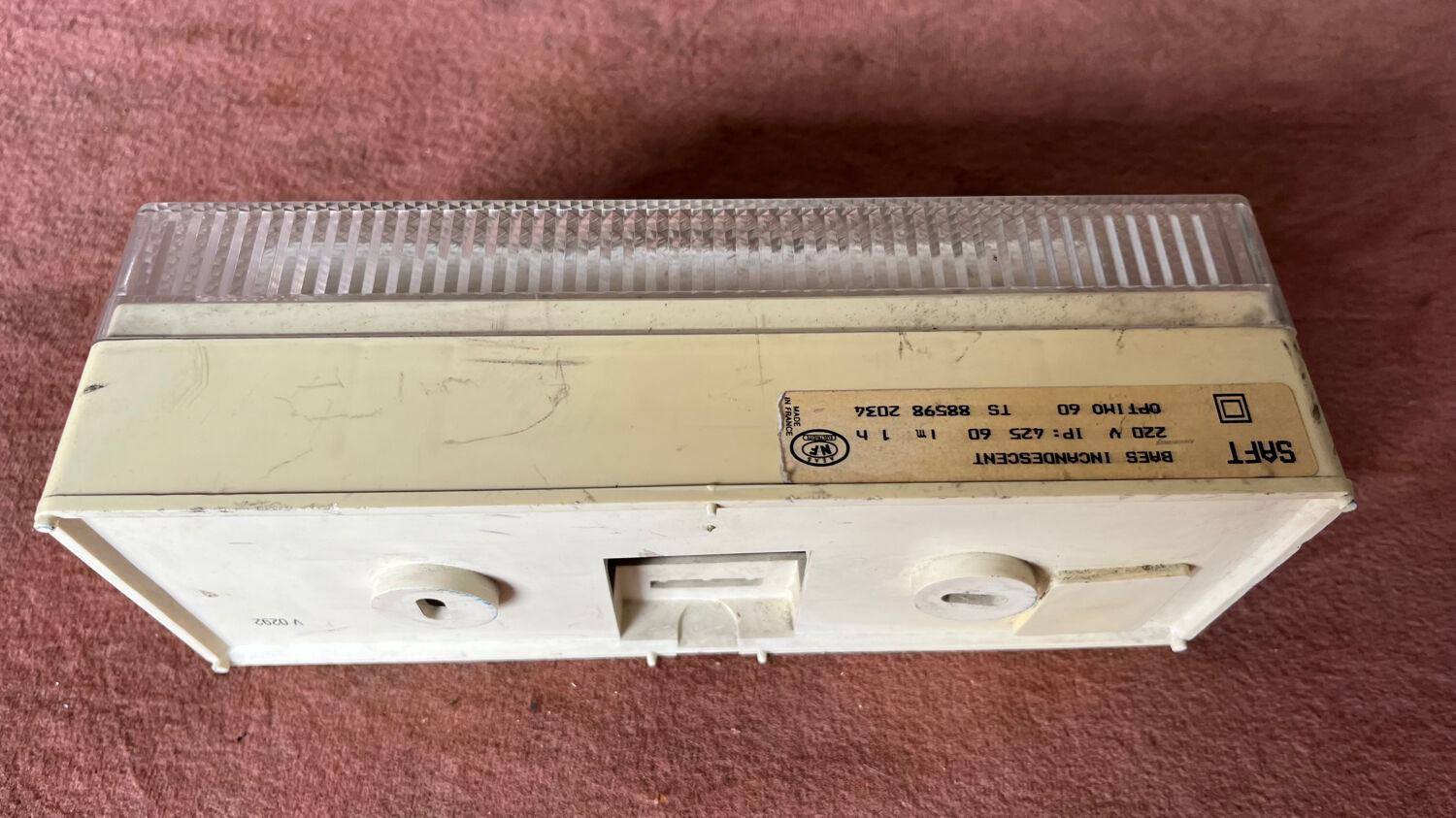 Set of 2 blocks emergency exit 90s