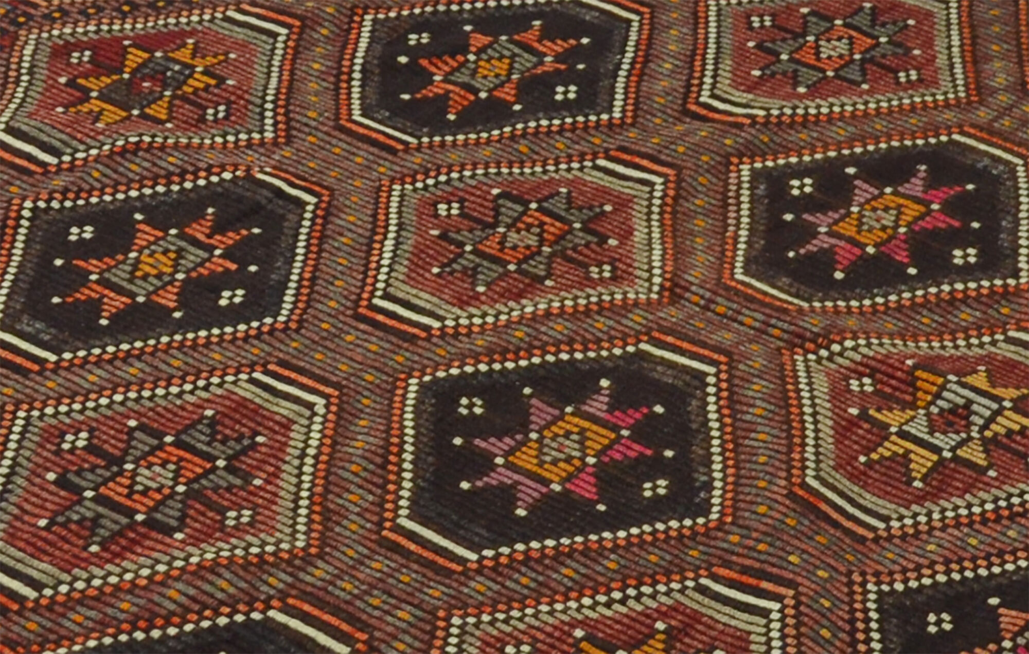 Anatolian handmade kilim rug 331 cm x 193 cm