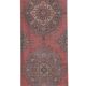 Vintage Turkish hallway rug 101x404 cm