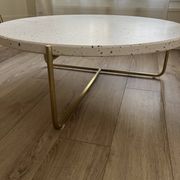 Anatole Coffee table in terrazzo and confetti metal by the brand Tikamoon.