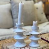 Pearly white candle holder Lot