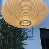 Floor lamp (lamp & table) in tubular steel, ca 1960