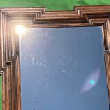 Dutch "Art Deco"wooden mirror 121 cm
