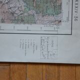 Saint Christophe vintage IGN map