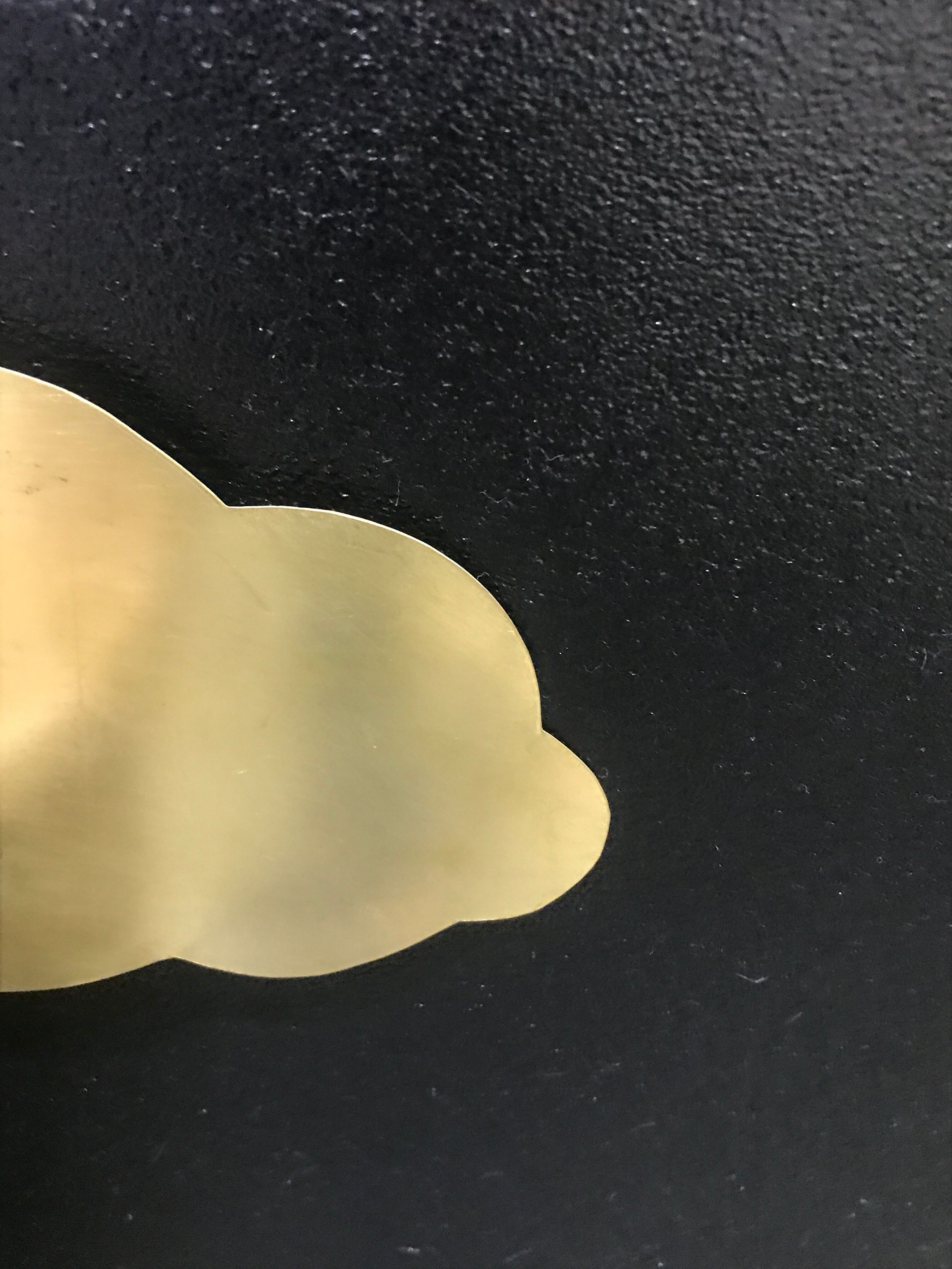 Small model brass cloud