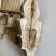 Pair of Arlus torchlight wall light in art deco plaster 1950