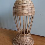 Marotte head with wicker rattan hat Africa Senegal