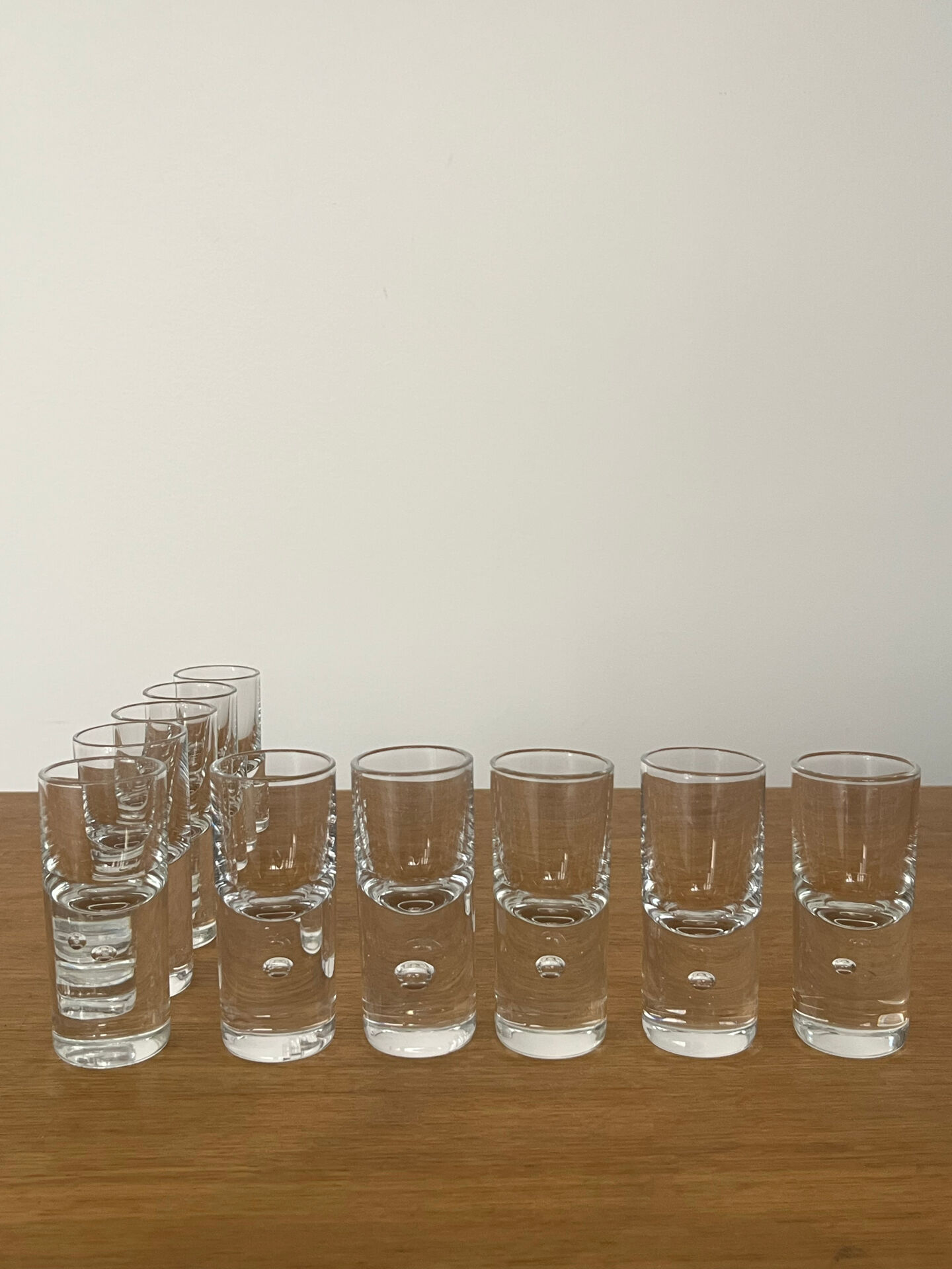 Set de 10 verres liqueur «pippi » Kosta Boda