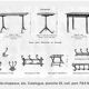 Baumann 5-hook bistro wall coat rack from the 20s