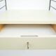 White String shelving system with drawer element and ladders by Kajsa & Nisse Strinning, 1940s