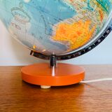 Globe world map of the 60s