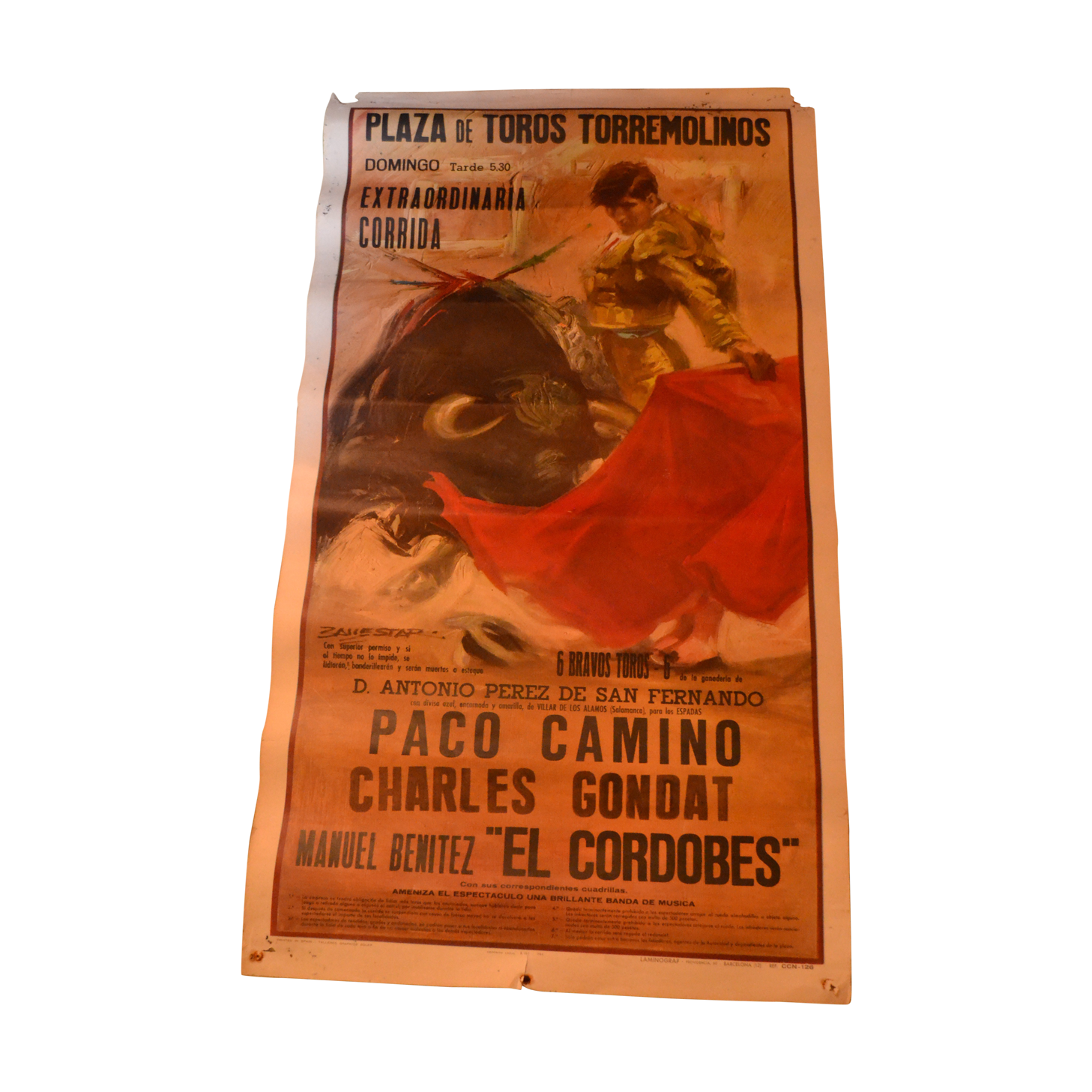 Bullfighting poster 1964