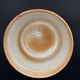 Vintage glazed stoneware large salad bowl, France
