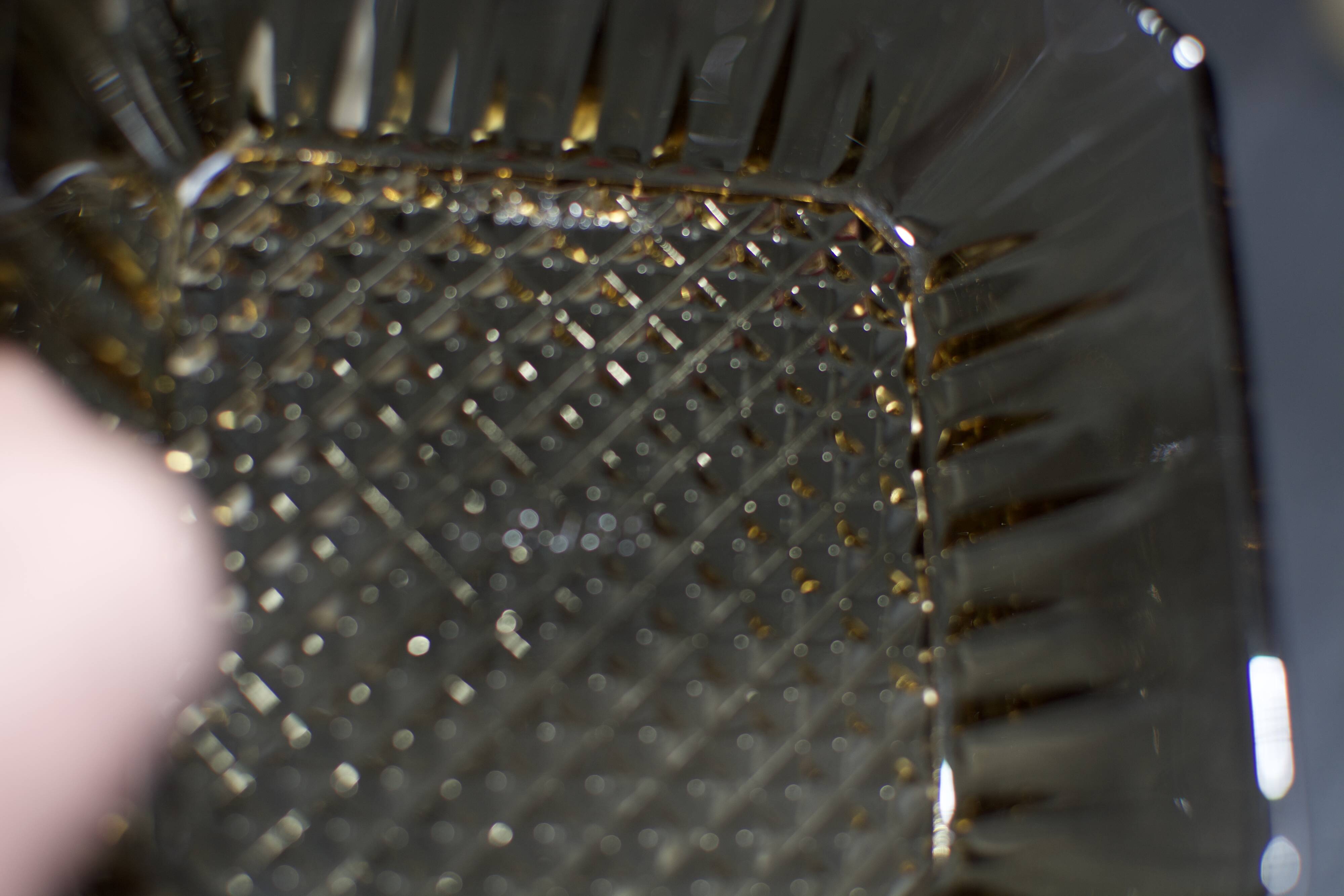 4 vintage cups Smoked glass