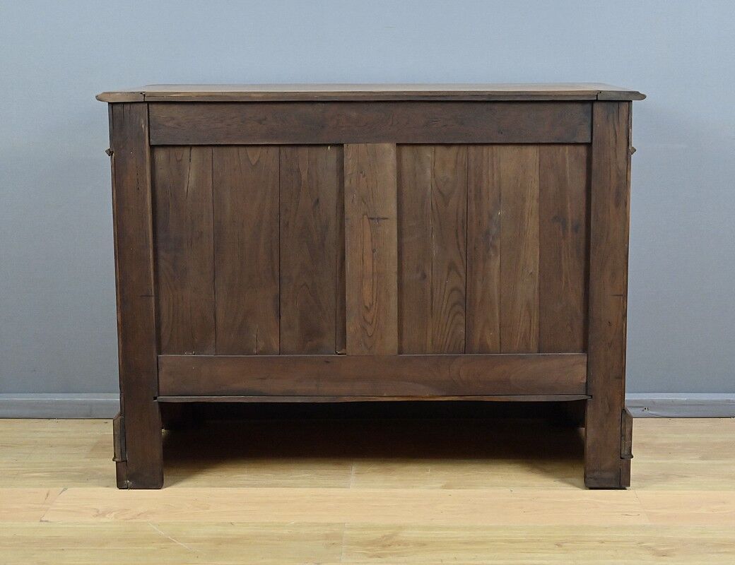 Walnut chest of drawers, Louis-Philippe style – 1900