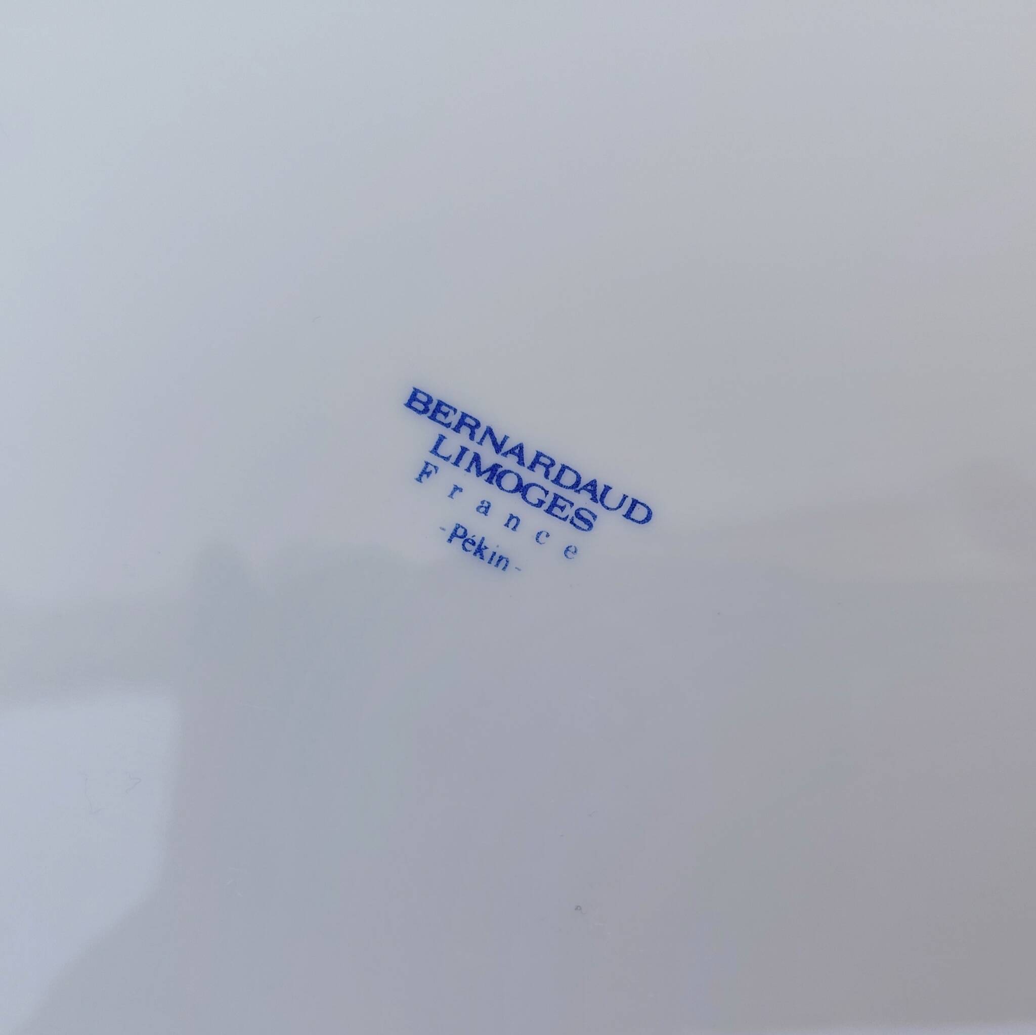 Round serving dish, Bernardaud, Limoges, Beijing