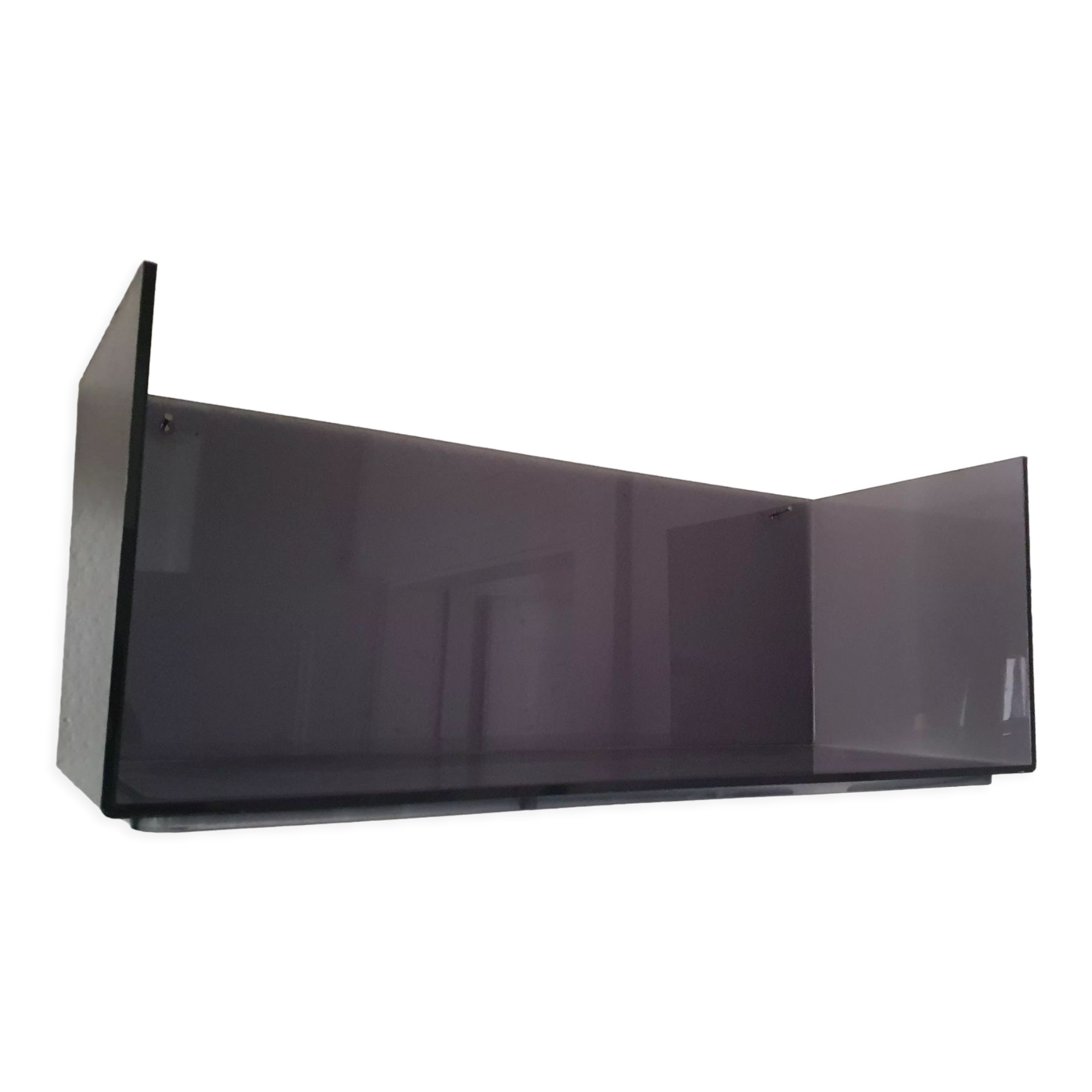 Plexiglas wall shelf