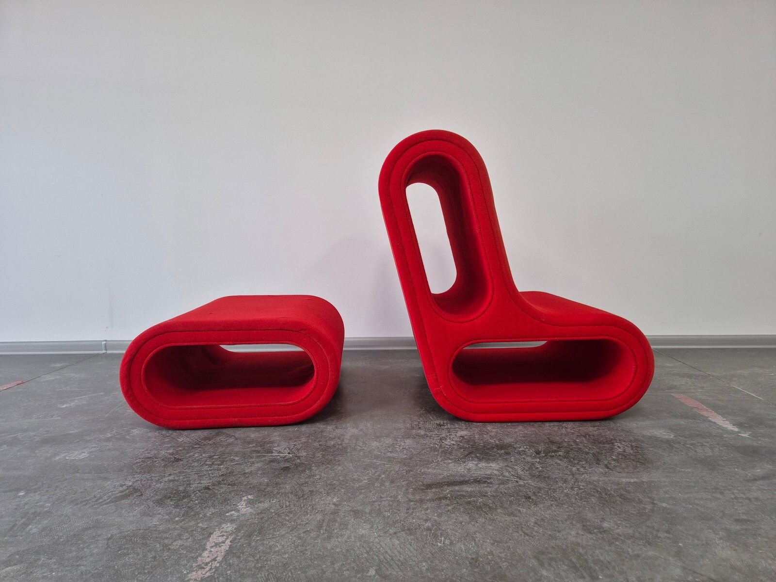 Set of Other One lounge chair with ottoman by Leif Jörgensen for Hay, 2004