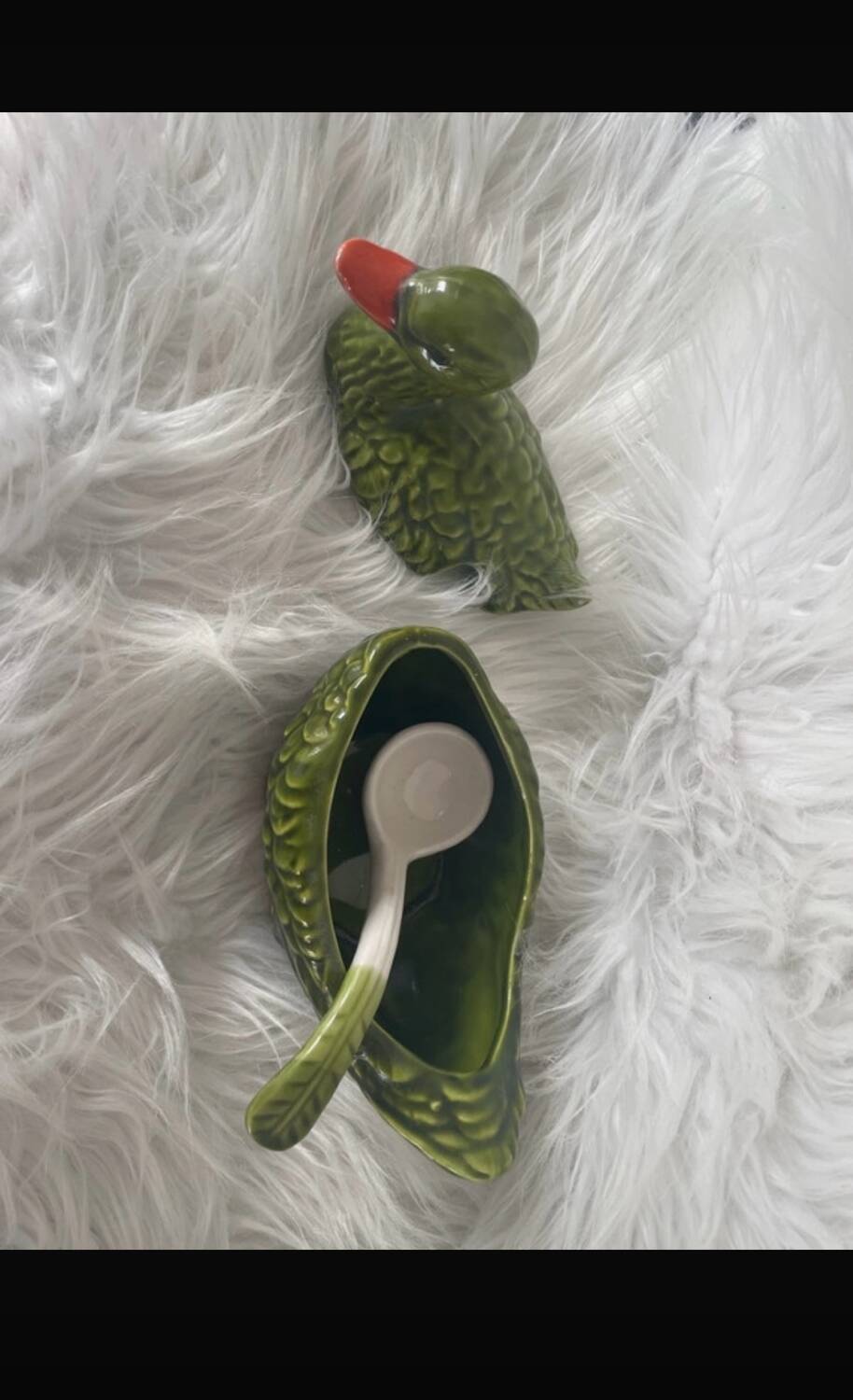 Saucière en barbotine