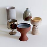 Set of five vintage vases