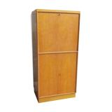 Bar work French formica red-pink and oak circa 40 Francisque Chaleyssin