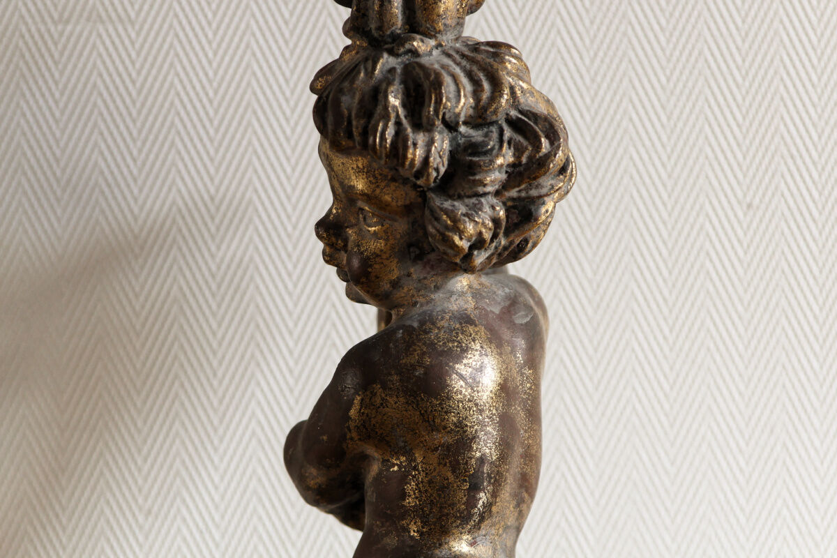 Ancient plaster cherub