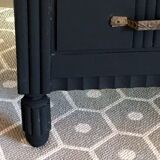 Art deco Dresser painted in Matt Black