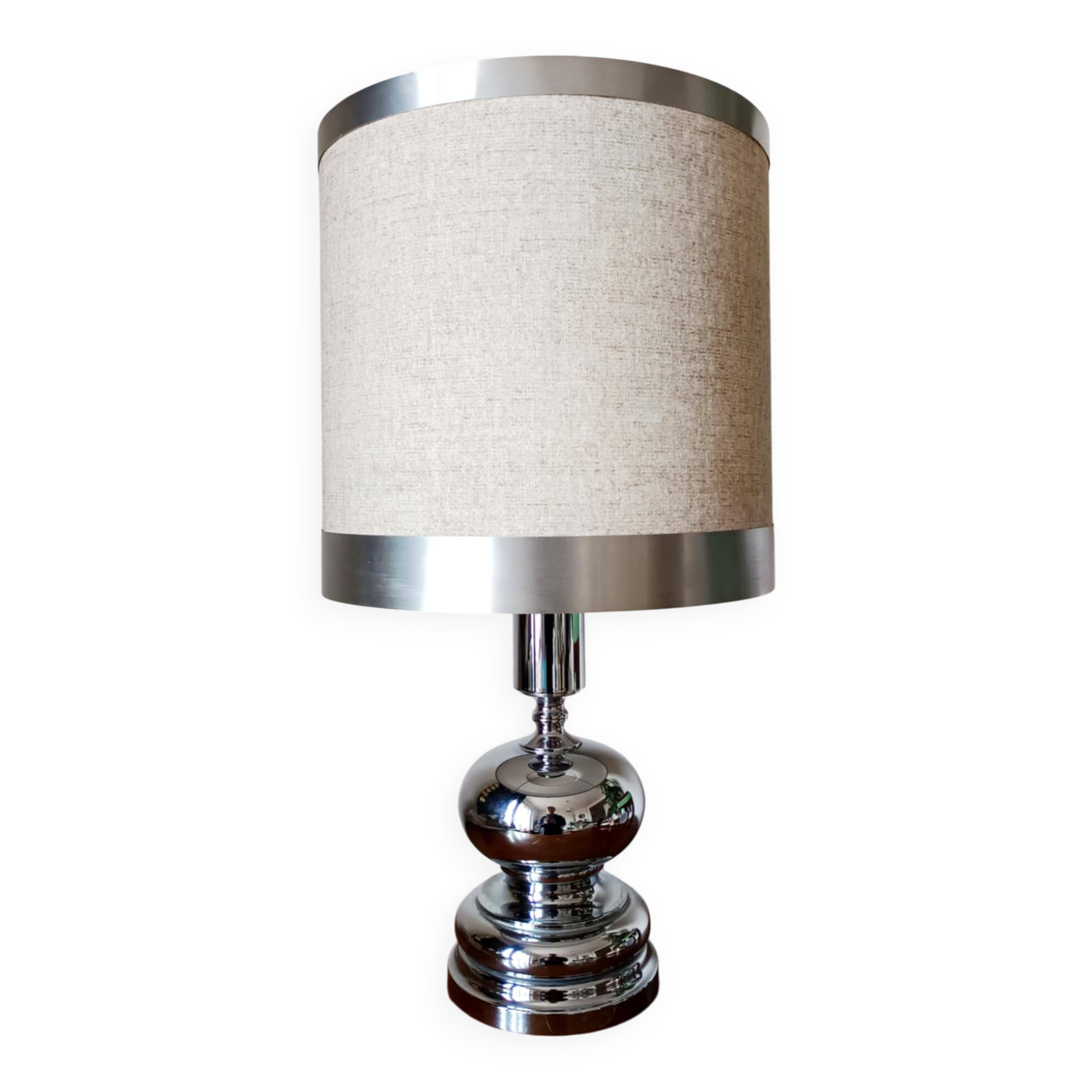 Lampe chrome vintage 1970