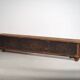 Antique long trunk painted with floral motifs (Year 1876) #1