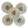 Assiettes seventies en porcelaine de Limoges