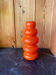 Orange opaline vase IKEA 90