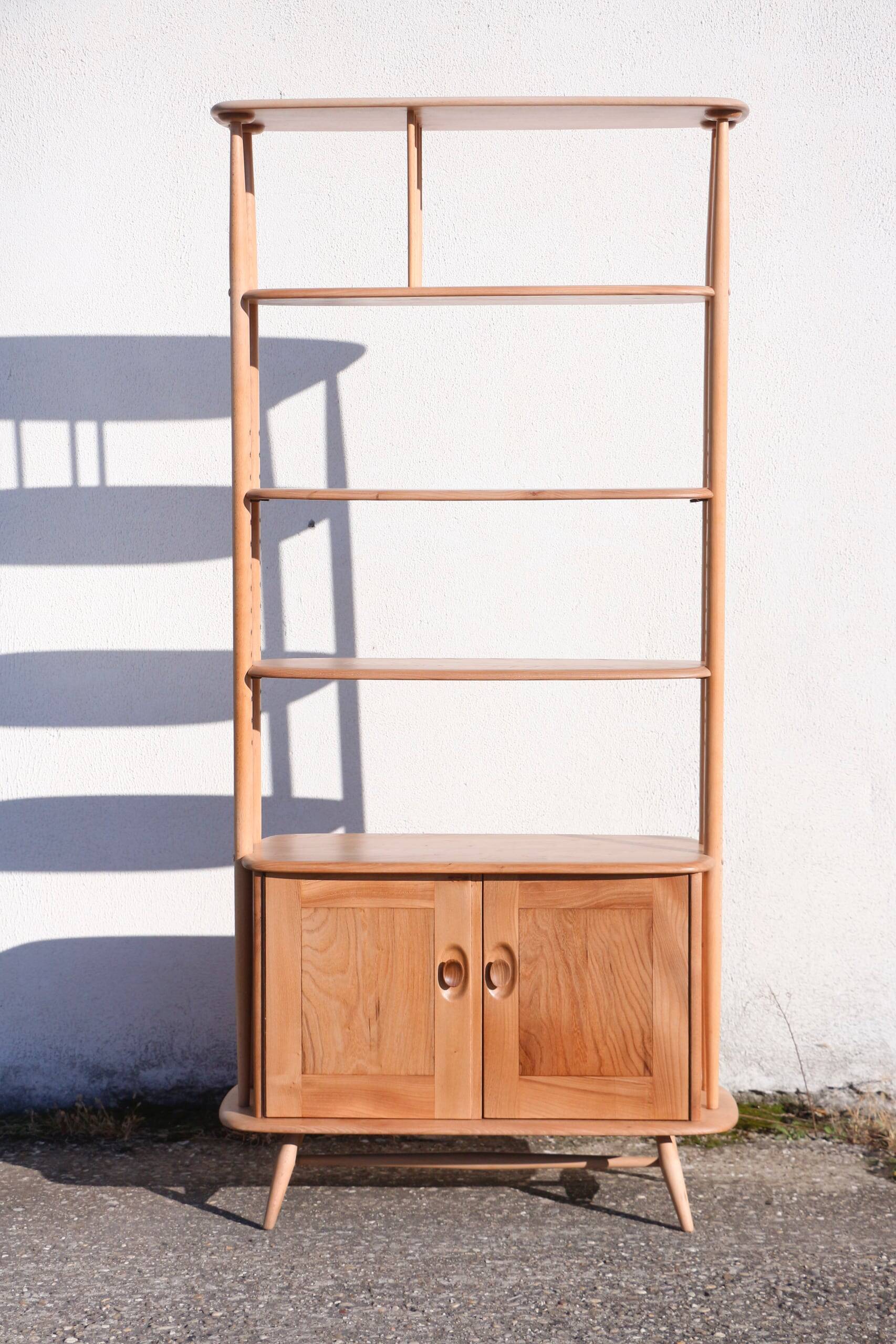 Vintage Bookcase / Room Divider - Windsor / Giraffe Model - Ercol