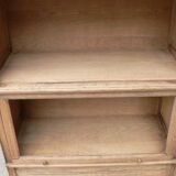 Library md in oak modular shelf