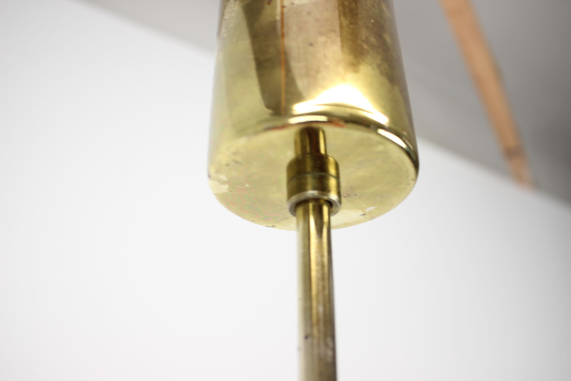 1960s Opaline Glass Pendant Light, Czechoslovakia