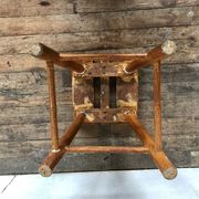 Brutalist primitive stool wears tripod plant solid wooden sofa tip 1950 Furniture decoration