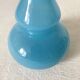 Blue opaline soliflore vases