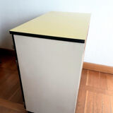 Lemon yellow formica sideboard 1960