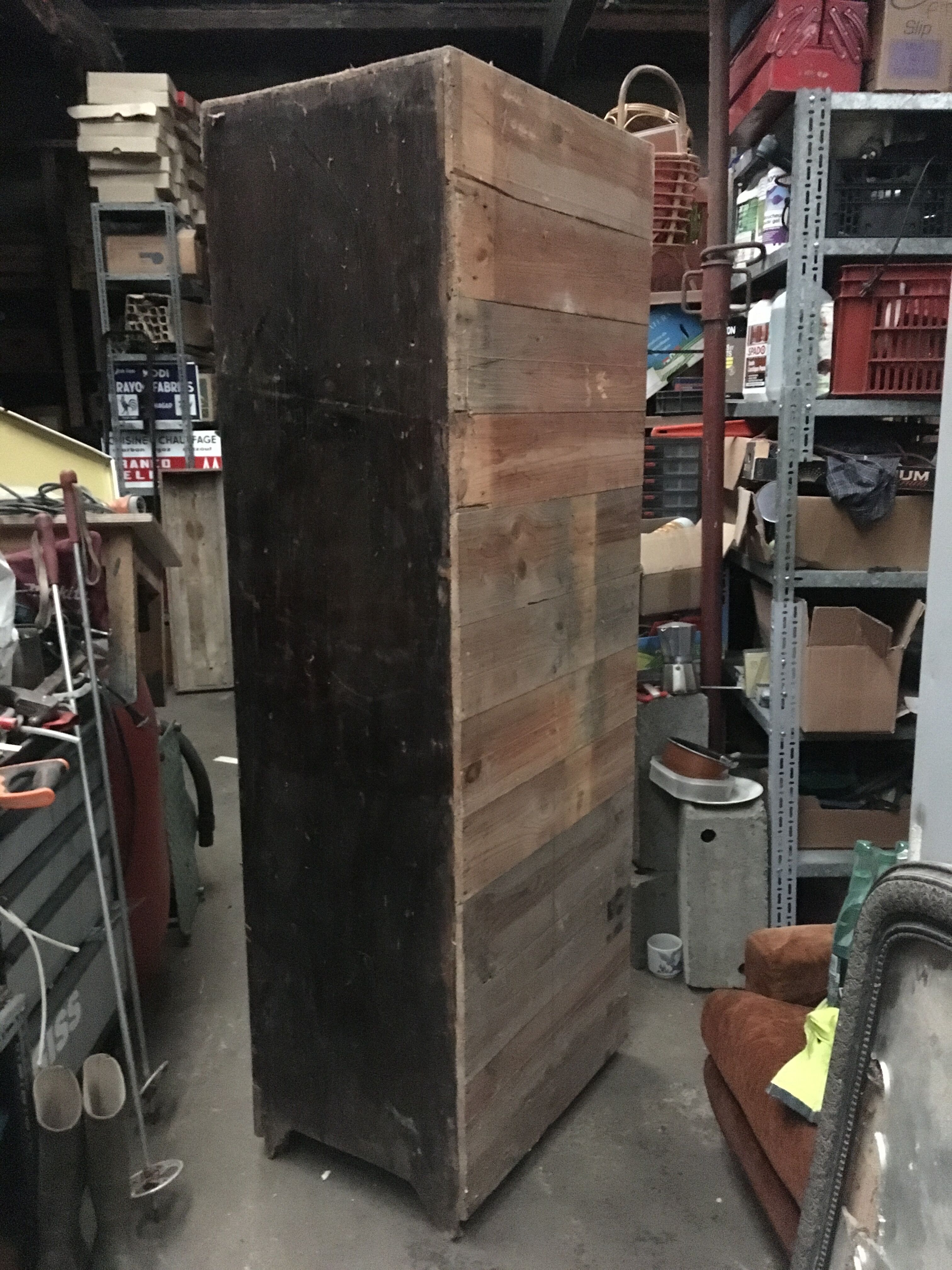 Hosier Cabinet Paris vintage wooden door