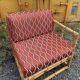 Vintage rattan armchair