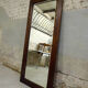 Framed mirror in wood - 164x76cm