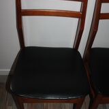 Lot 4 scandinavian chairs from the 60s