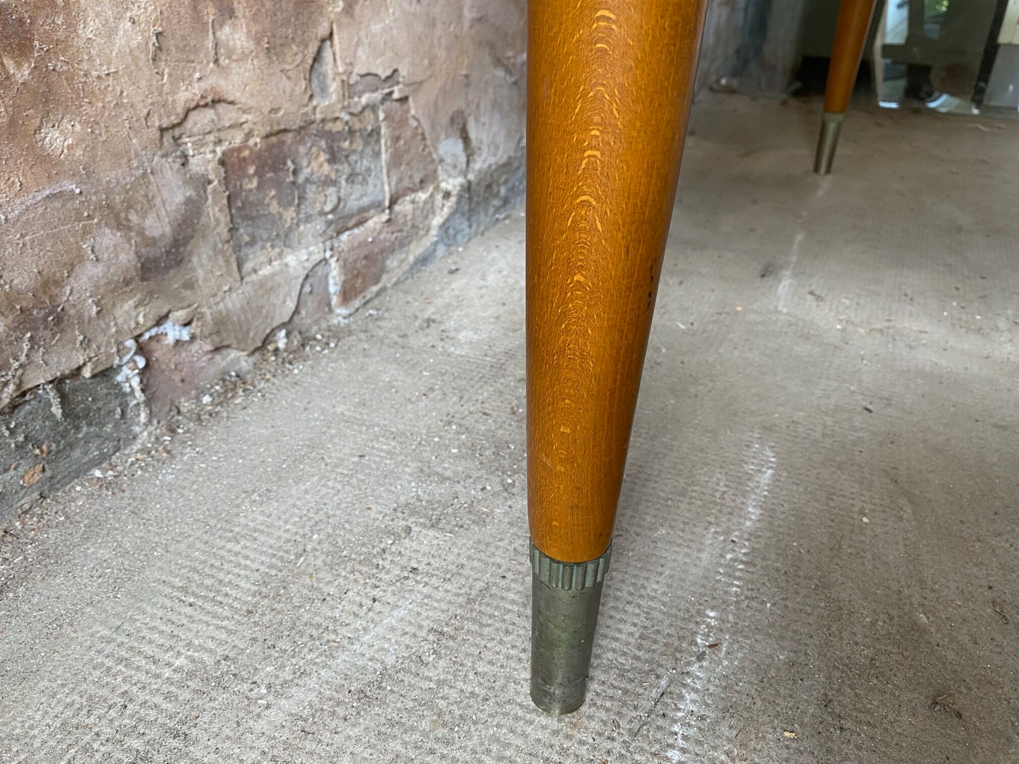 Scandinavian extendable table in teak 1950s